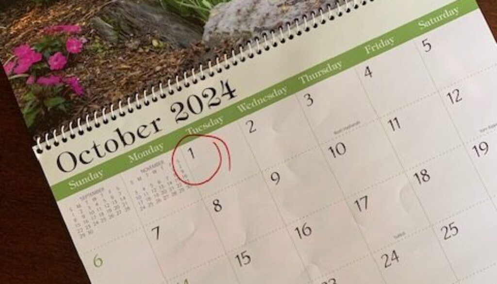 October 2024 Calendar