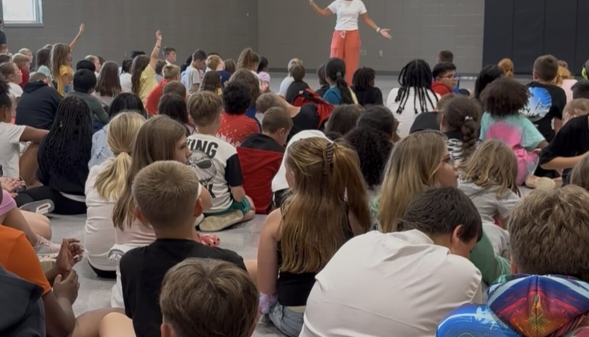 Speaking to students