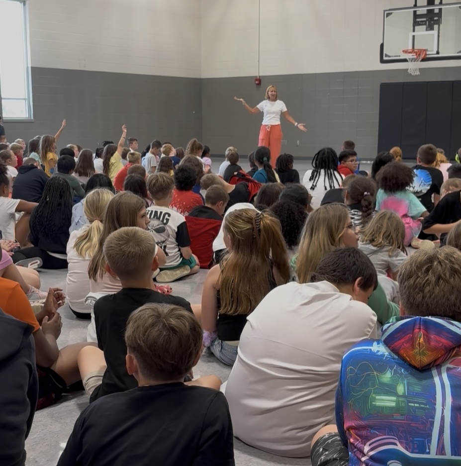 Speaking to students