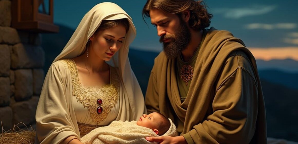Jesus with Joseph and Mary