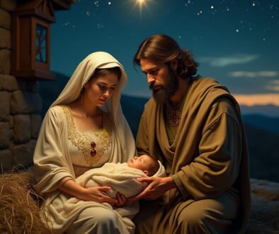 Jesus with Joseph and Mary